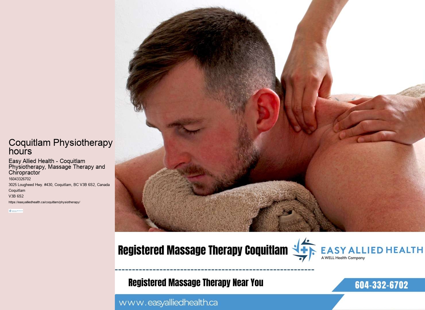 Coquitlam physiotherapy for repetitive strain injuries