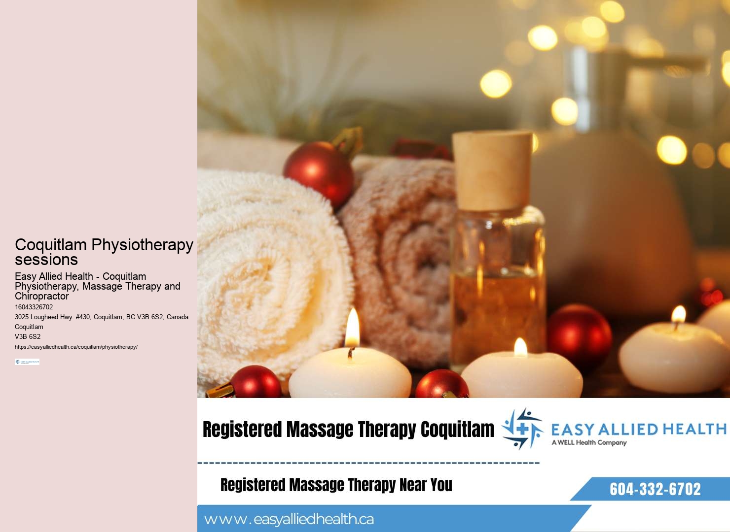 Pelvic floor therapy services Coquitlam