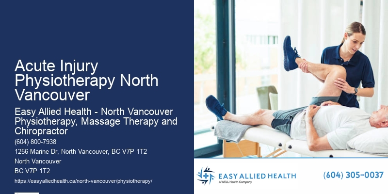 Advanced Physio Care Acute Injury Physiotherapy North Vancouver