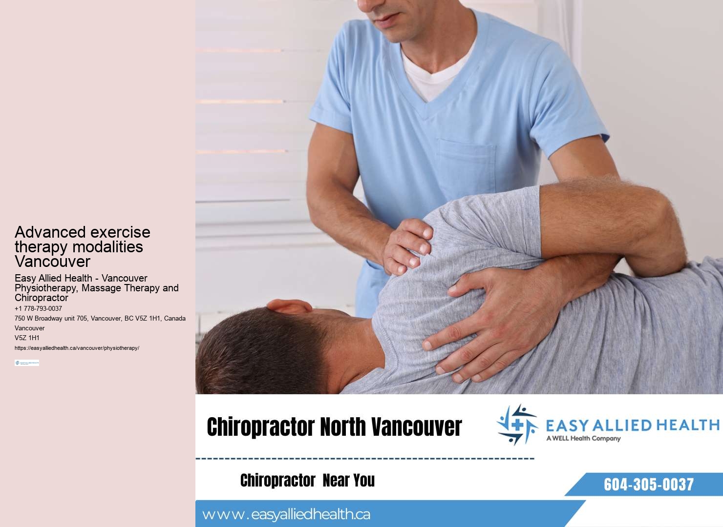 Safe physiotherapy exercises Vancouver