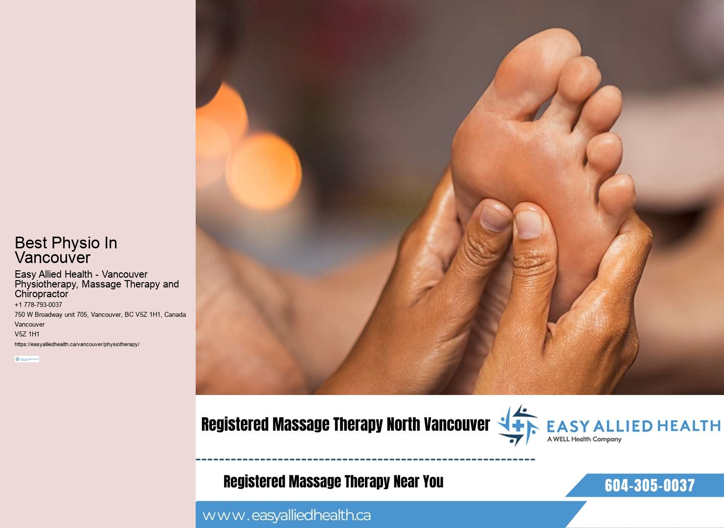Vancouver evidence-based physiotherapy techniques