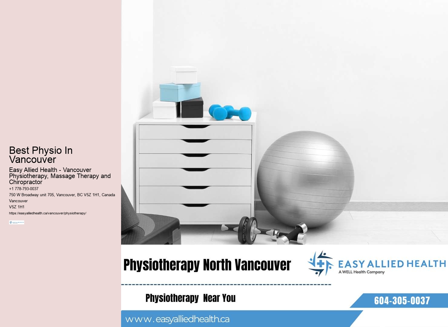Top-rated Physiotherapy in Vancouver BC