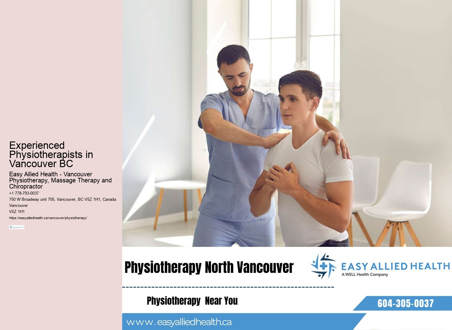 Targeted physiotherapy treatment Vancouver