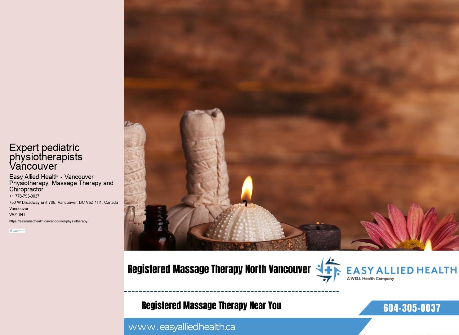 Pediatric physiotherapy promoting children's wellness Vancouver