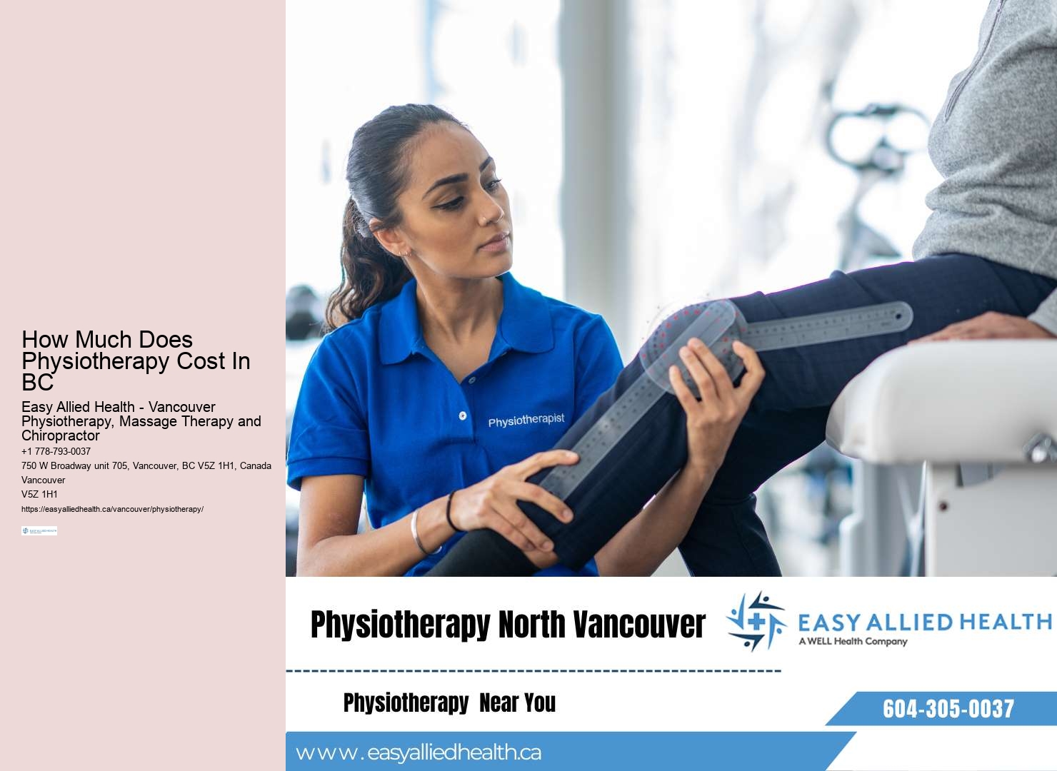 Vancouver geriatric physiotherapy for balance