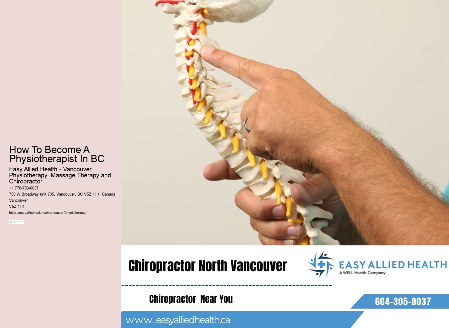 Vancouver holistic physiotherapy rehabilitation