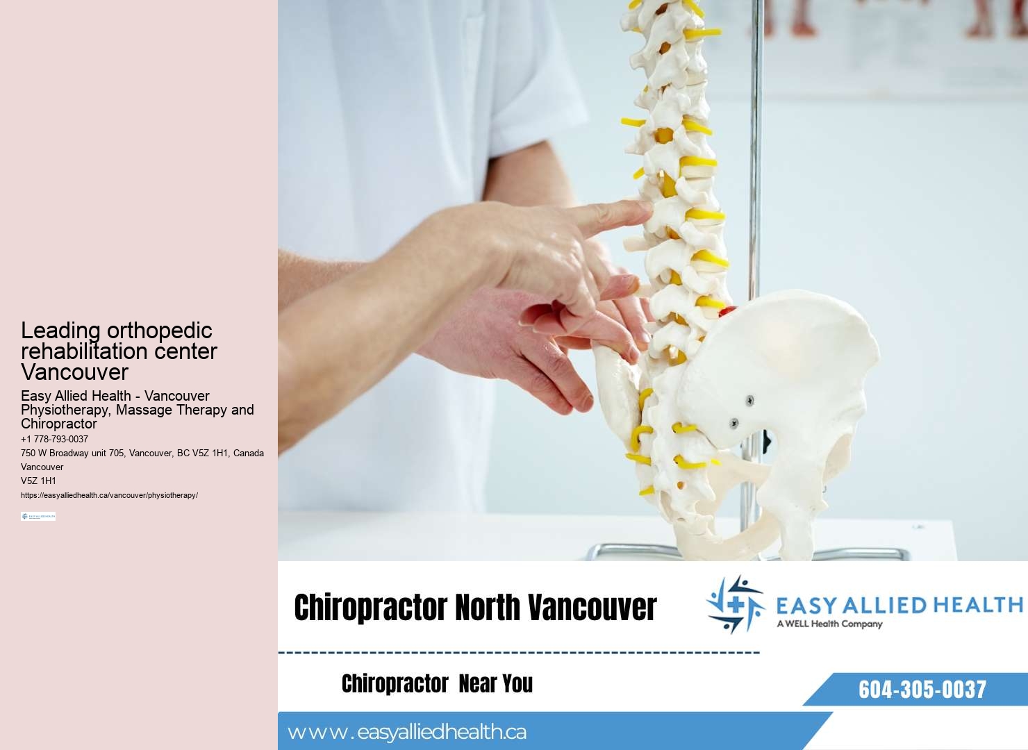 Vancouver hands-on physiotherapy treatment