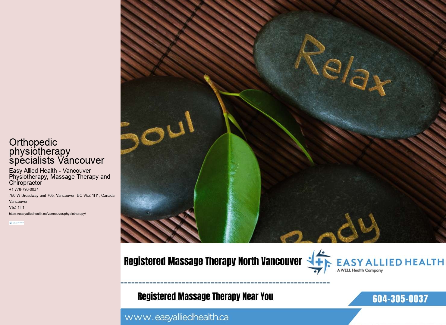 Sports injury therapy Vancouver