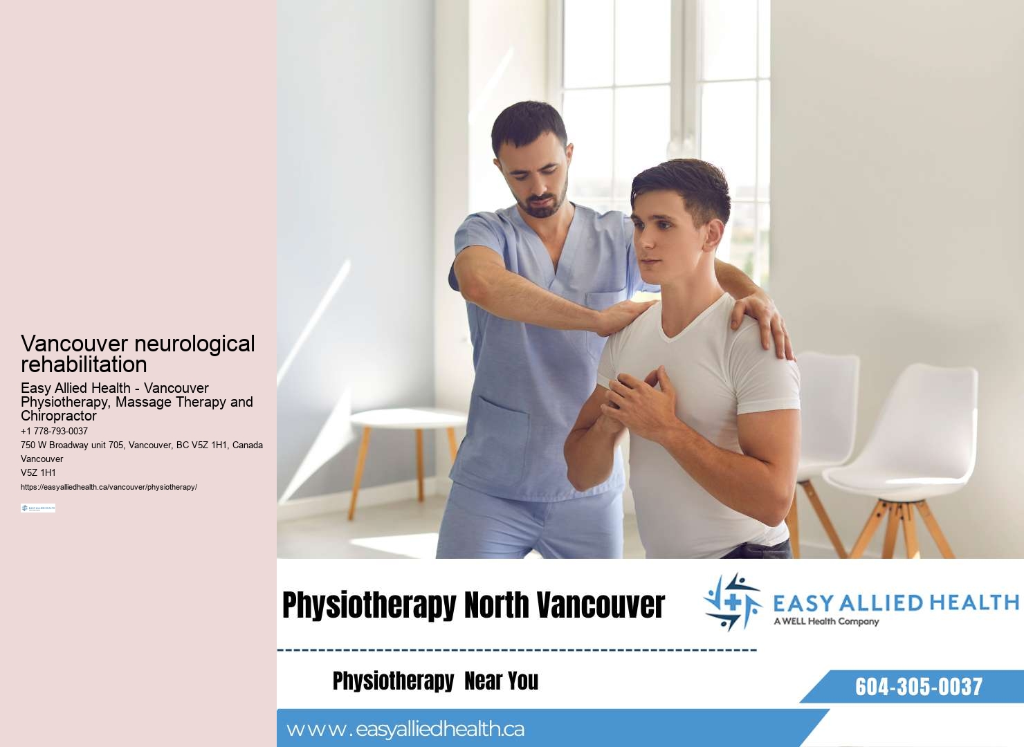 Vancouver innovative physiotherapy treatment