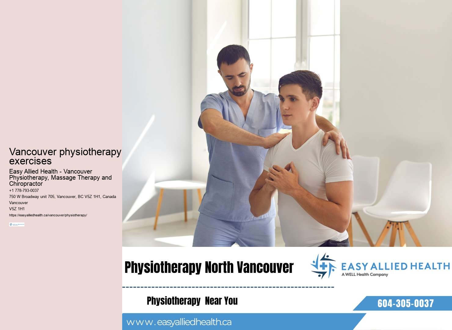Elderly physiotherapy Vancouver