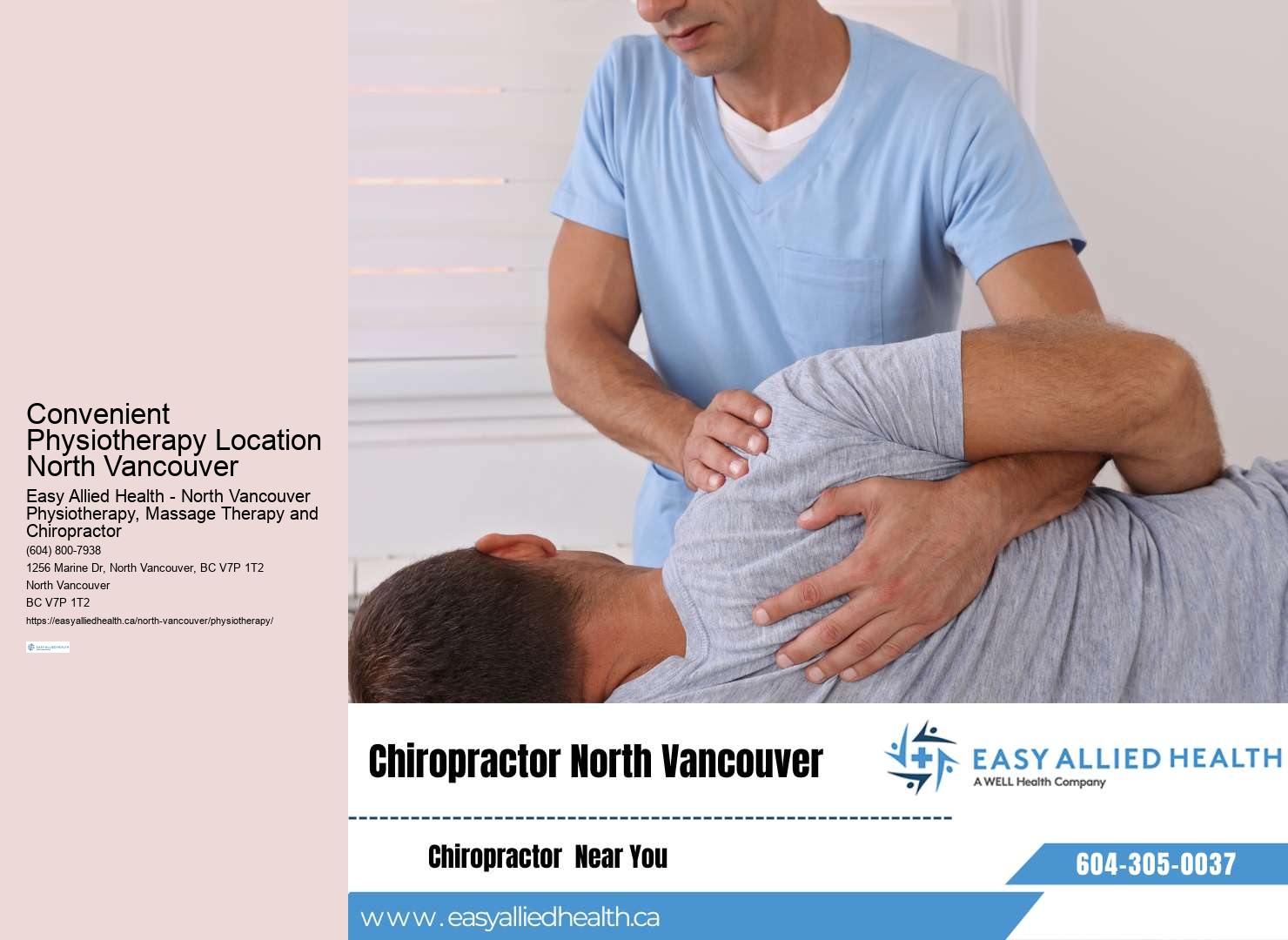 Personalized Injury Rehabilitation Physiotherapy North Vancouver