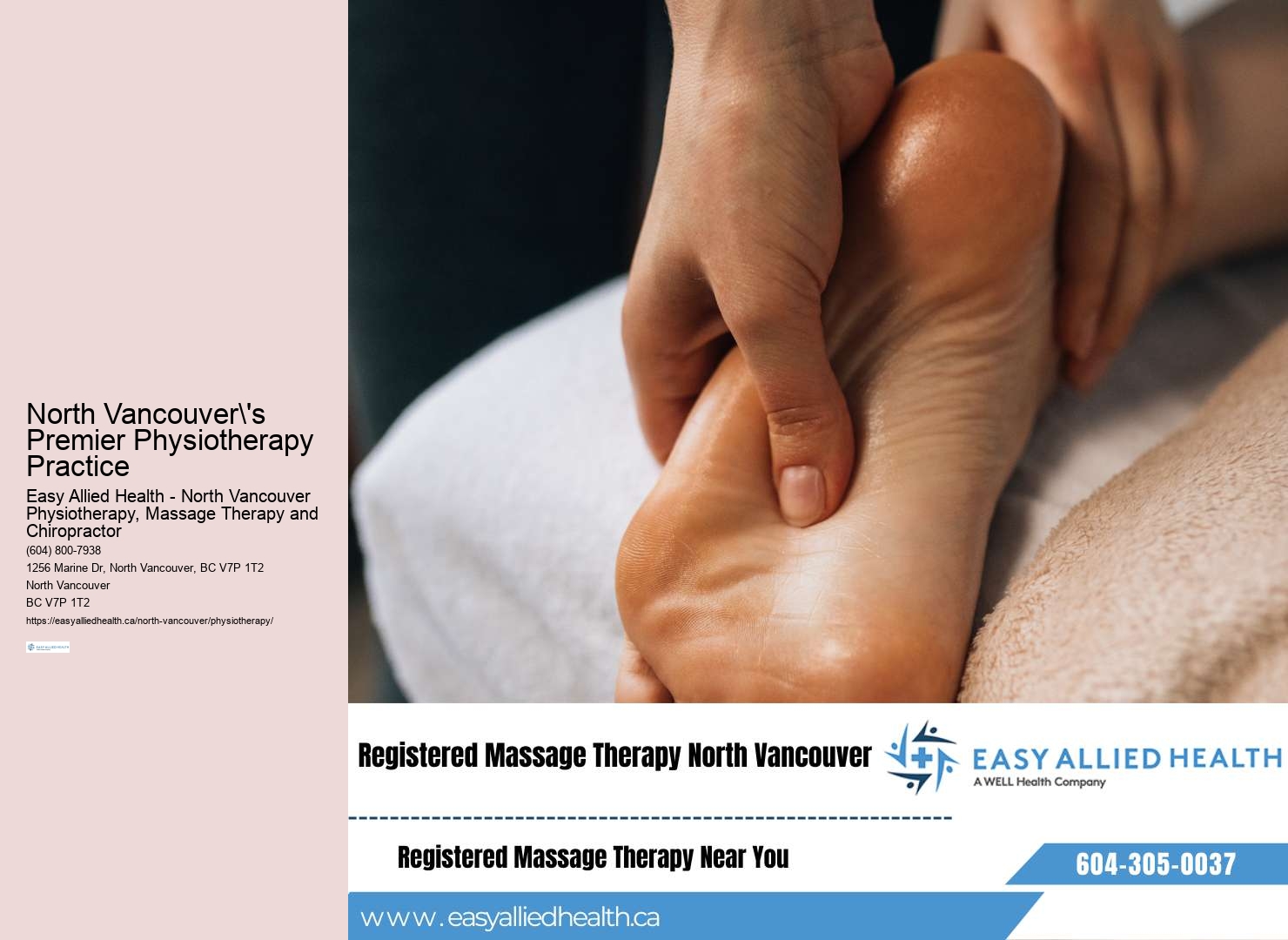 Affordable Muscle Pain Relief North Vancouver