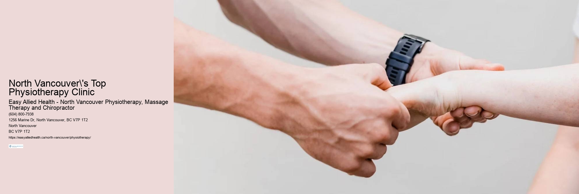 North Vancouver's Top Physiotherapy Clinic