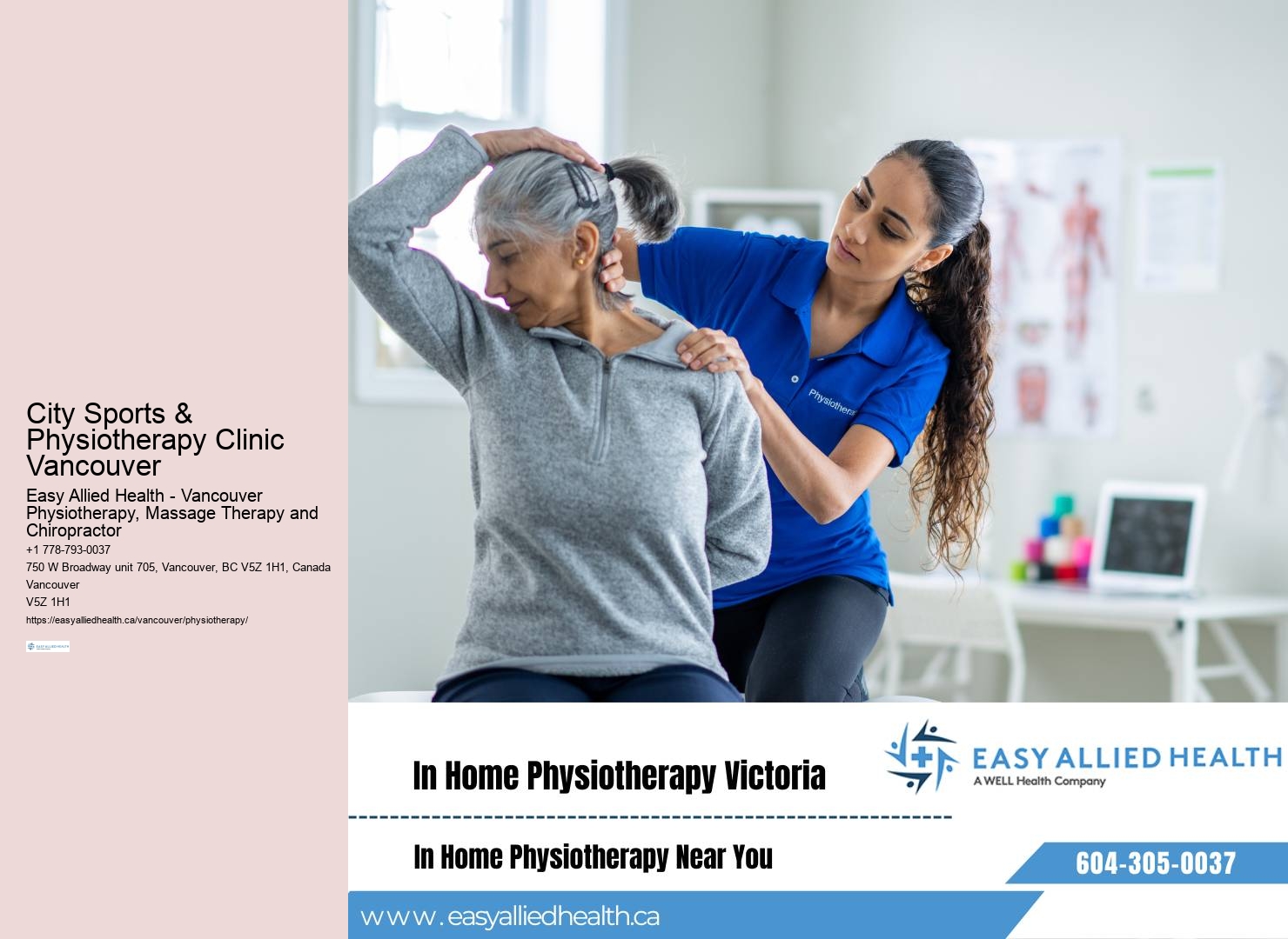 Leading physiotherapists Vancouver