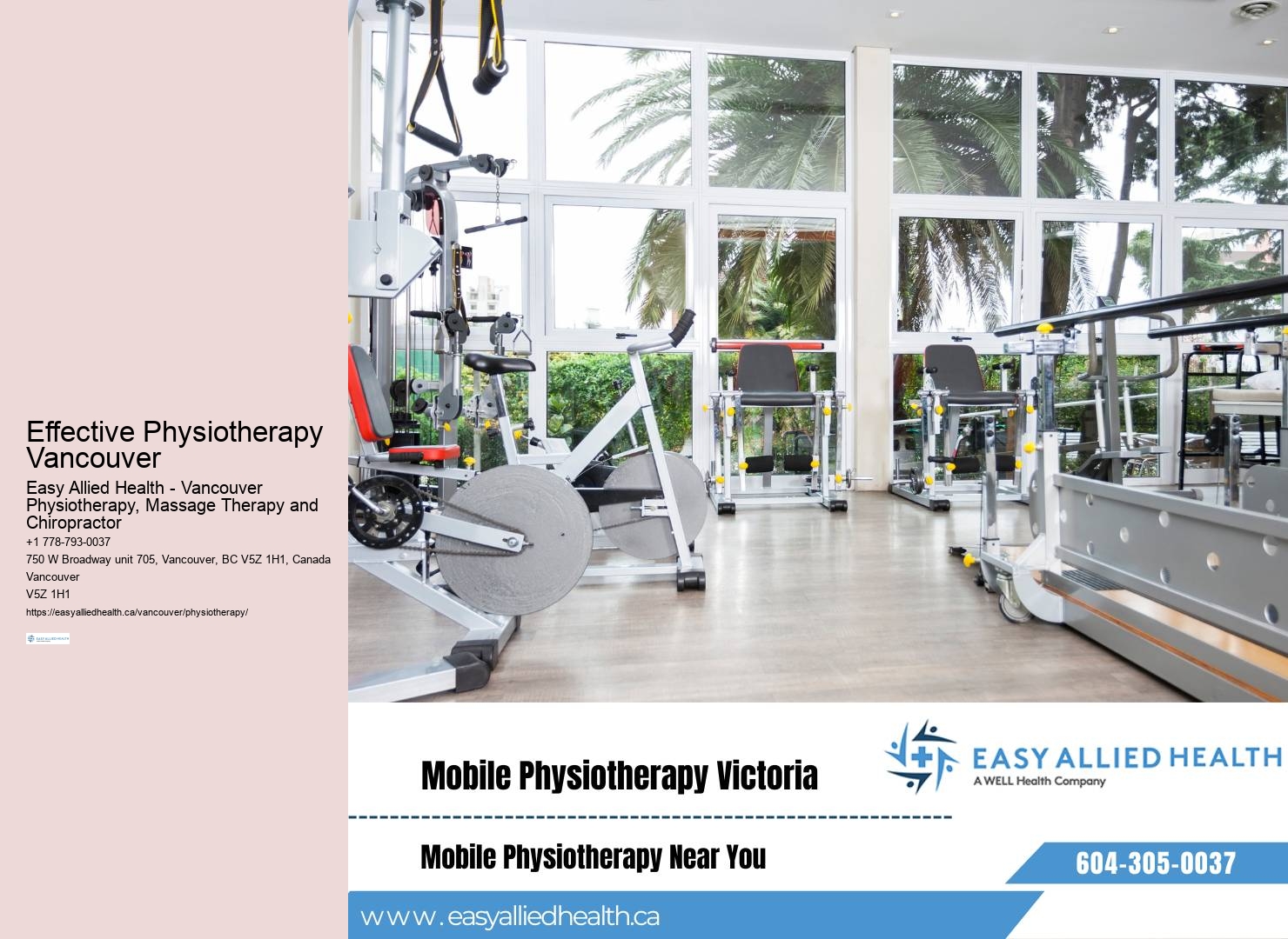 Effective Physiotherapy Vancouver