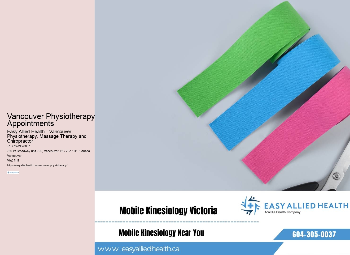 Vancouver Physiotherapy Payment Plans