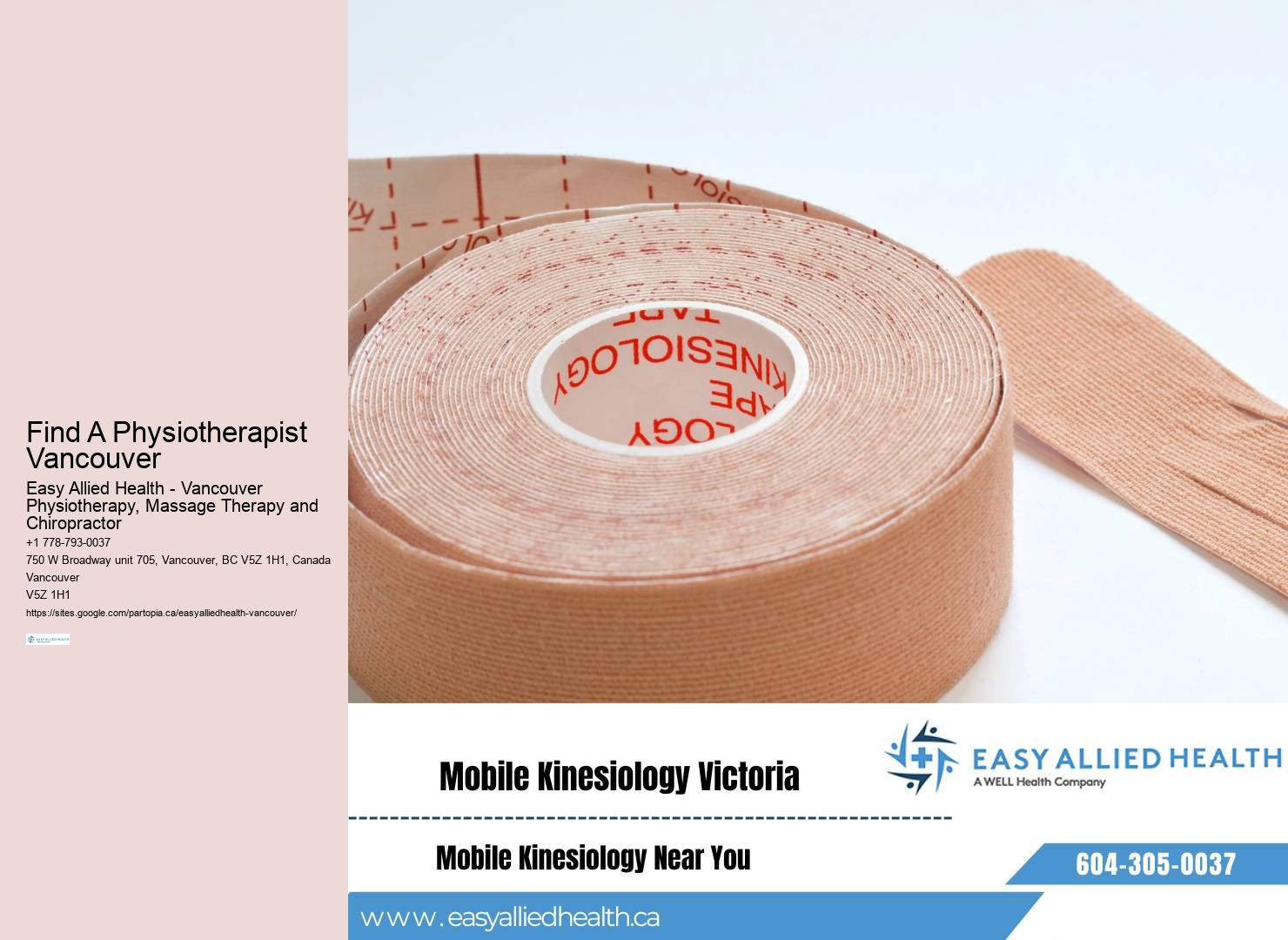 Post-surgery physiotherapy Vancouver