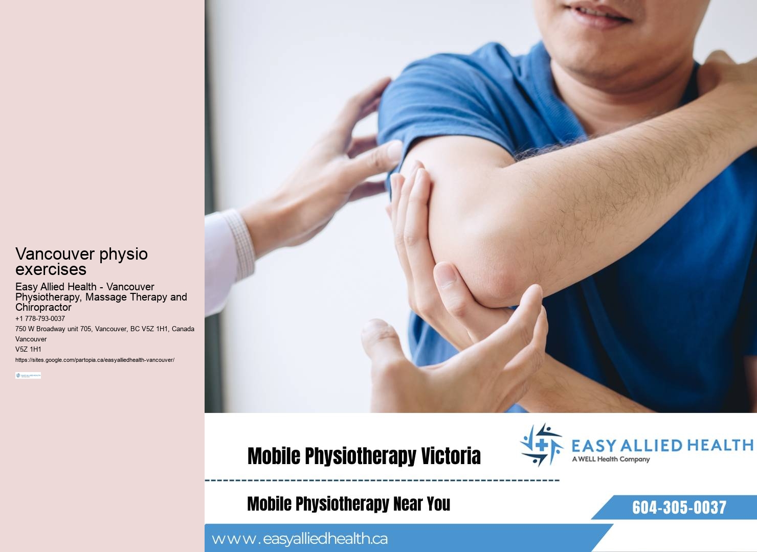 Physiotherapy Special Offers Vancouver