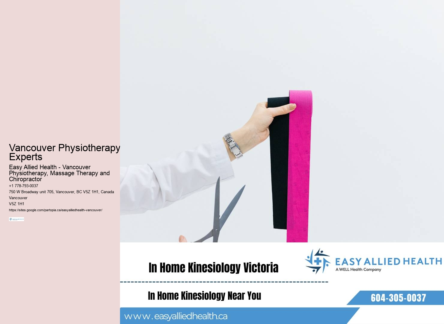 Patient education physiotherapy Vancouver