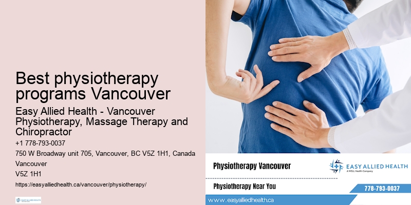 Physiotherapy for hiking injuries Best physiotherapy programs Vancouver