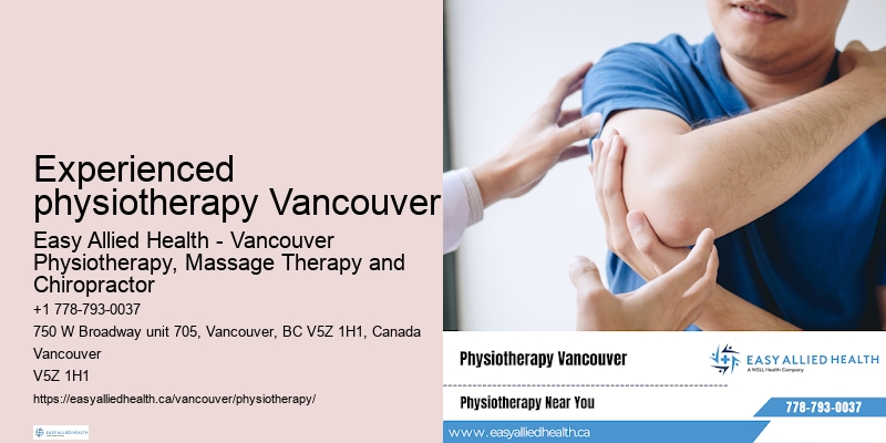 Physiotherapy for mobility issues Experienced physiotherapy Vancouver