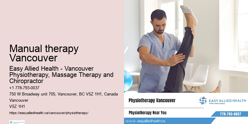 Customized physiotherapy sessions Manual therapy Vancouver