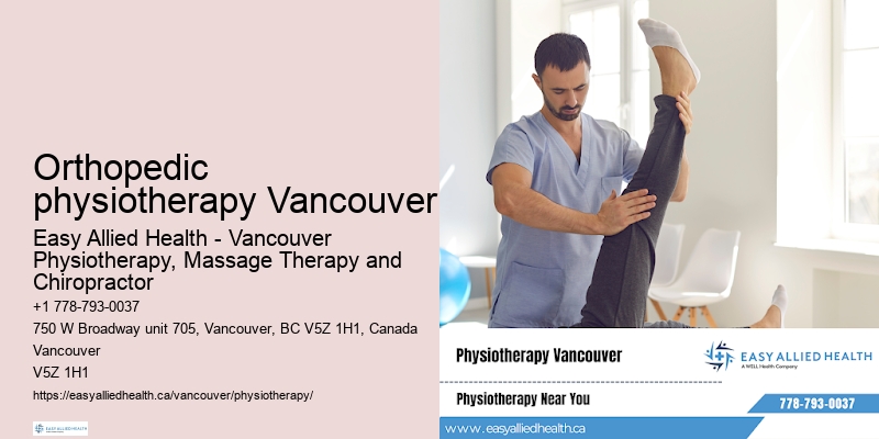 Quality physiotherapy care Orthopedic physiotherapy Vancouver