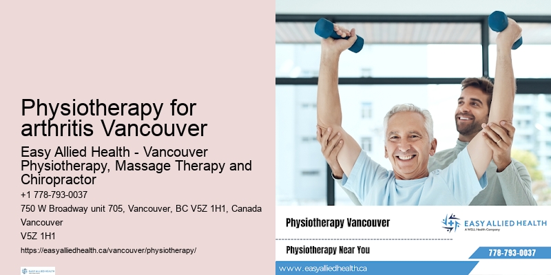 Expert physiotherapy guidance Physiotherapy for arthritis Vancouver