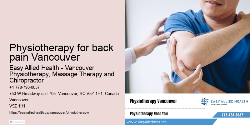 Affordable physiotherapy Physiotherapy for back pain Vancouver