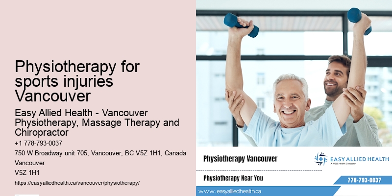 Effective physiotherapy modalities in Physiotherapy for sports injuries Vancouver