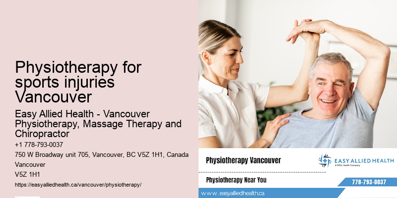 Personalized physiotherapy rehabilitation in Physiotherapy for sports injuries Vancouver