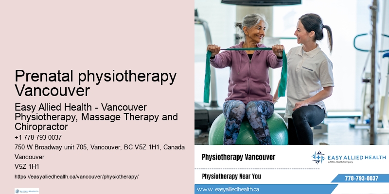 Prenatal physiotherapy Vancouver manual therapy physiotherapy