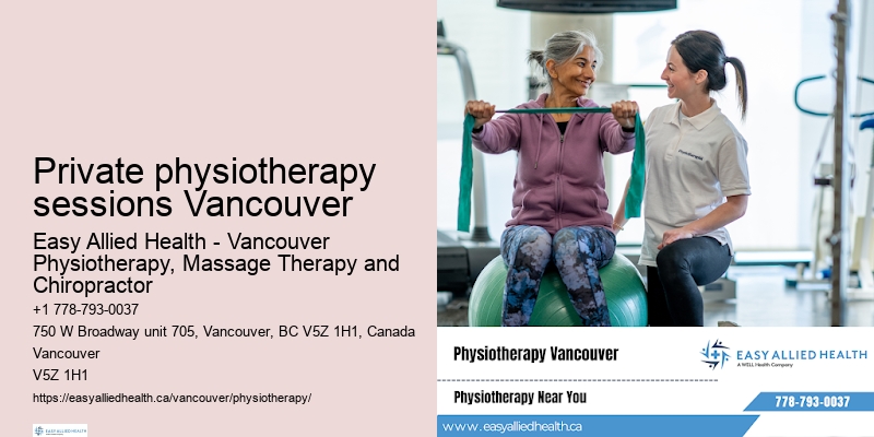 State-of-the-art physiotherapy equipment Private physiotherapy sessions Vancouver