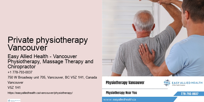Personalized physiotherapy plans in Private physiotherapy Vancouver