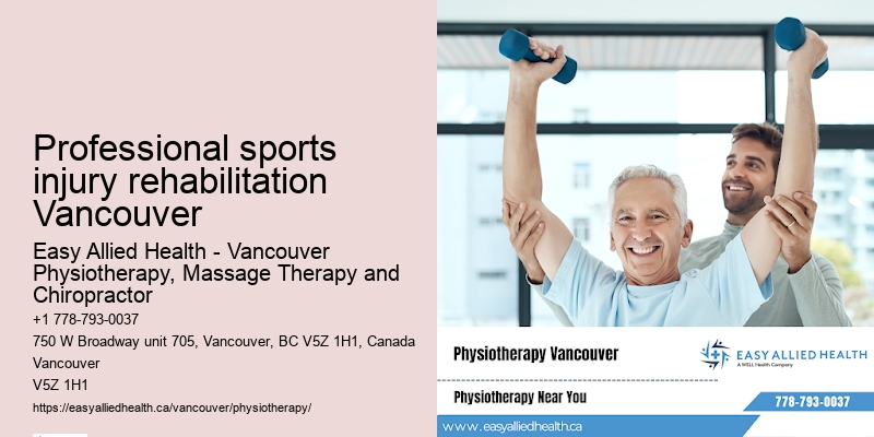 Expert rehabilitation therapists Professional sports injury rehabilitation Vancouver
