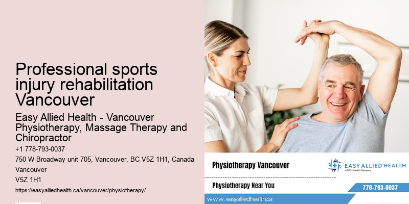 Professional sports injury rehabilitation Vancouver physiotherapy for knee pain