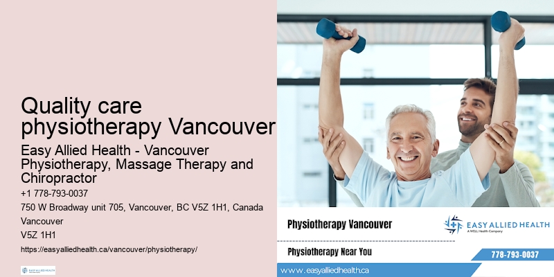 Quality care physiotherapy Vancouver physiotherapy booking online