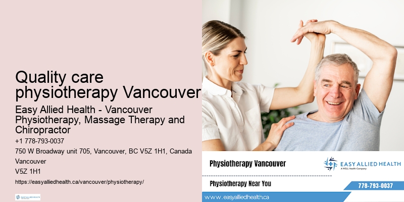 Exceptional physiotherapy sessions Quality care physiotherapy Vancouver