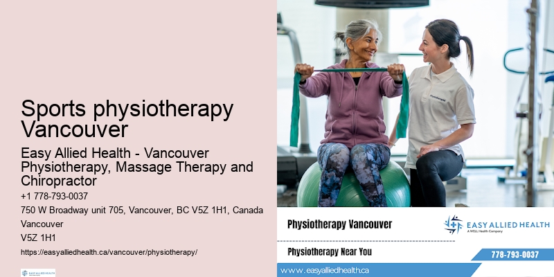 Sports physiotherapy Vancouver physiotherapy health insurance