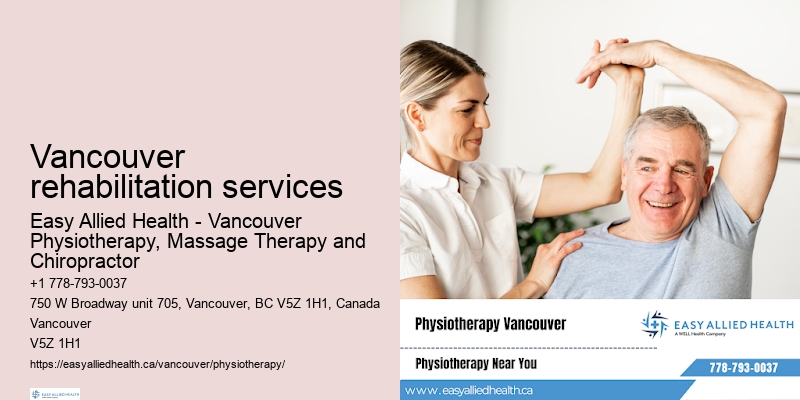 Vancouver rehabilitation services physiotherapy sessions