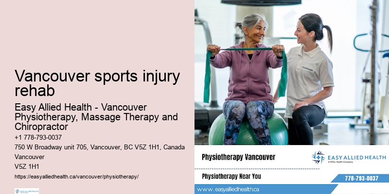 Sports therapy physiotherapy Vancouver sports injury rehab