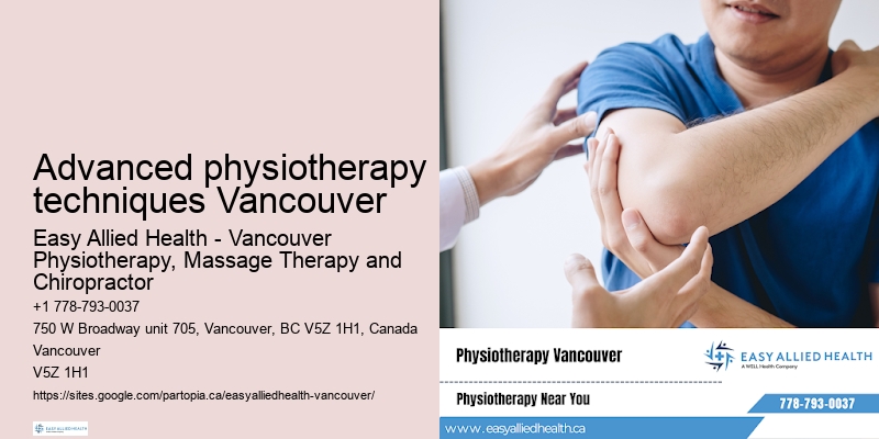 Advanced physiotherapy techniques Vancouver physiotherapy for arthritis