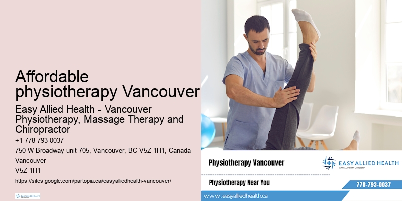 Physiotherapy for posture correction Affordable physiotherapy Vancouver