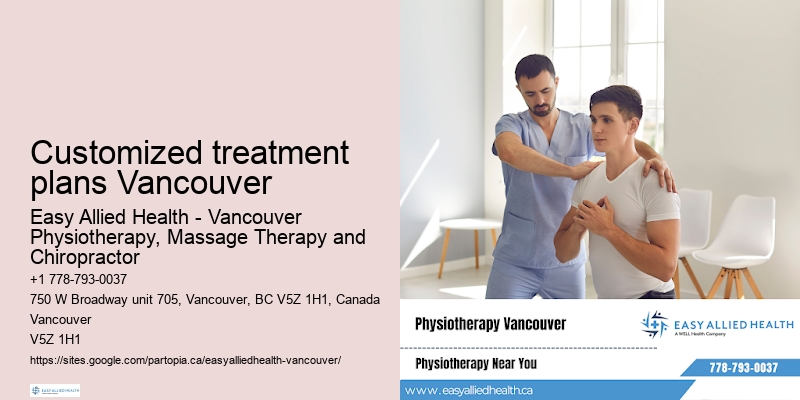 Personalized physiotherapy plans in Customized treatment plans Vancouver