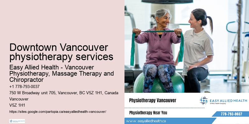 Top-rated physio clinics in Downtown Vancouver physiotherapy services