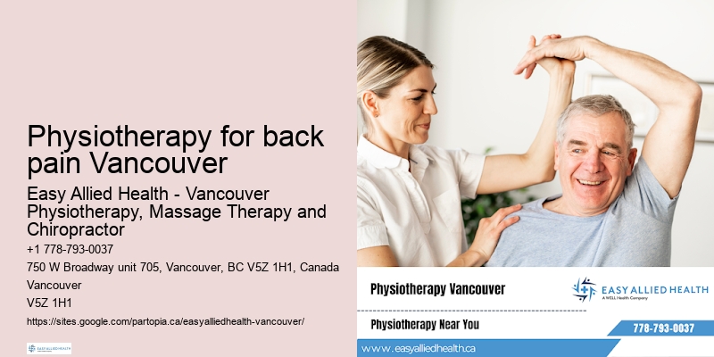Comprehensive physiotherapy services in Physiotherapy for back pain Vancouver