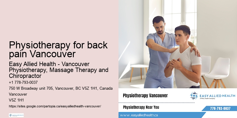 Personalized physiotherapy plans in Physiotherapy for back pain Vancouver