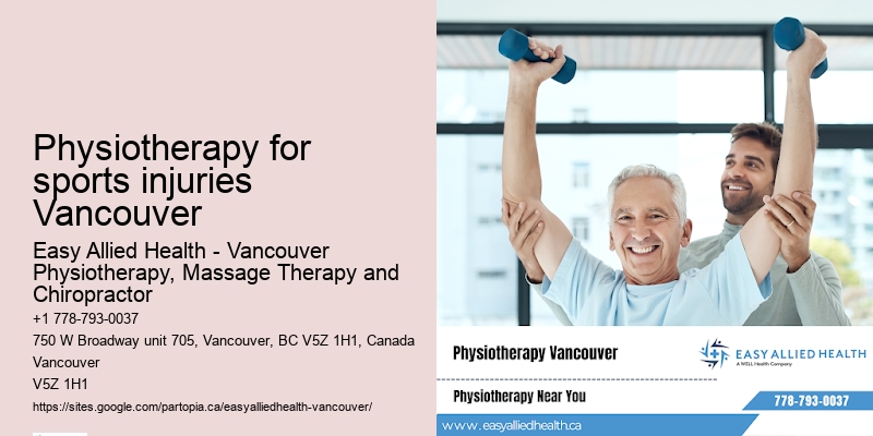 Physiotherapy for sports injuries Vancouver physiotherapy health insurance