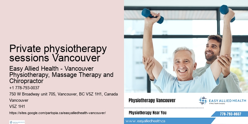 Private physiotherapy sessions Vancouver physiotherapy for car accidents