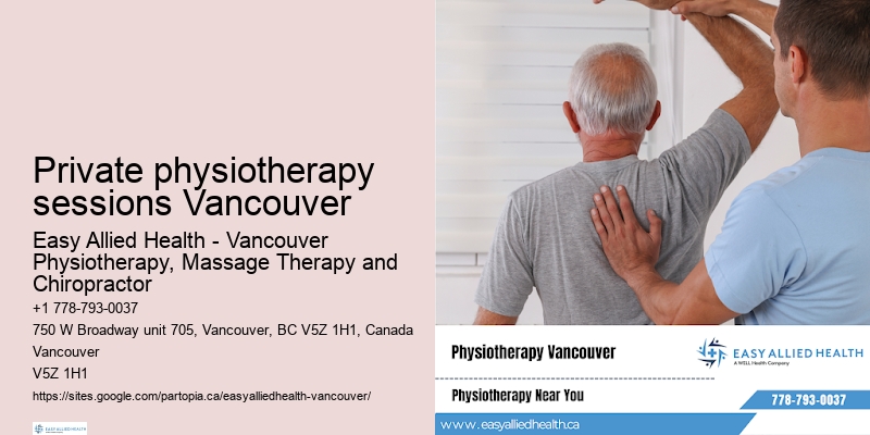 Private physiotherapy sessions Vancouver physiotherapy for TMJ disorders